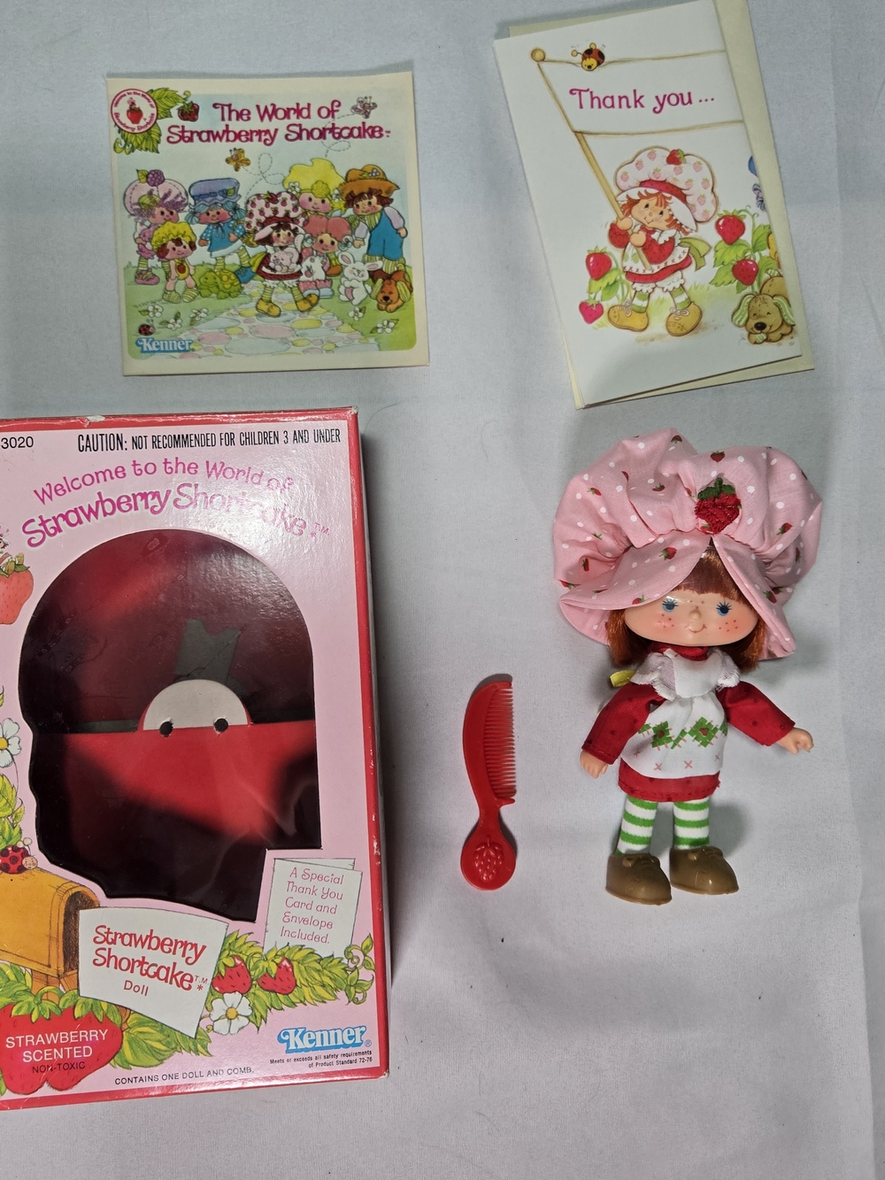 VINTAGE 1980 Kenner Strawberry Shortcake Doll #43020 W/ Accessories - Picture 3 of 7